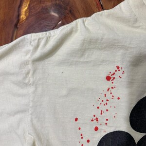 Vintage 80s 90s Disney Mickey Mouse Crewneck XL T-shirt Paint Single Stitch B2 image 5