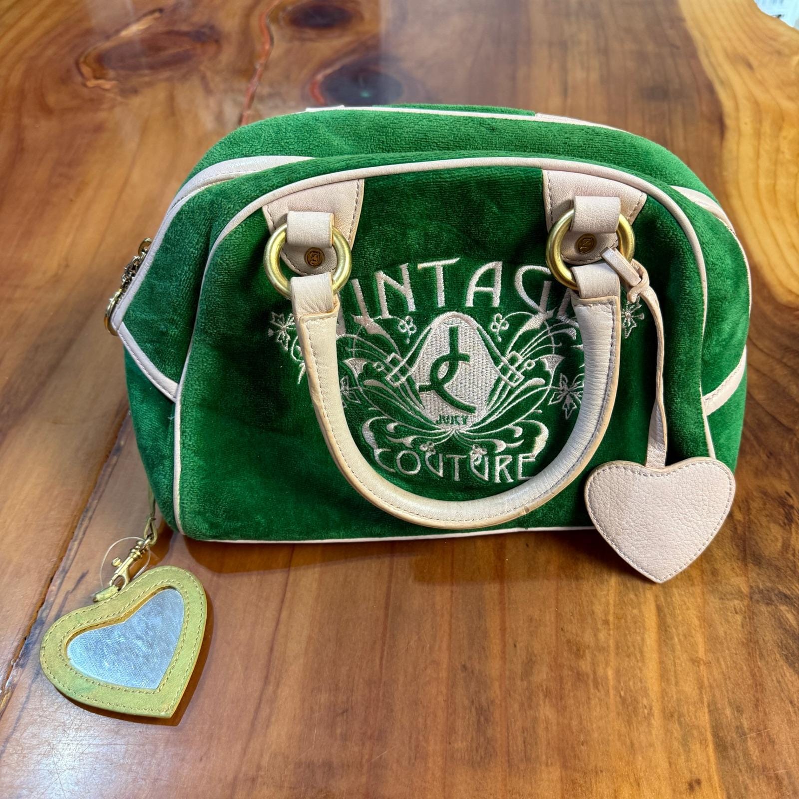 Juicy Couture Green Bag Y2k - Etsy