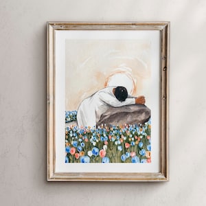 Christ in Gethsemane Art Print: Signed Christian Artwork