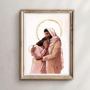 Ein persönlicher Retter Druck, Jesus Christus Kunst, Jesus Christus Kunstwerk, Jesus Christus Kunstdruck, Jesus Christus, christliche Kunst, religiöser Druck