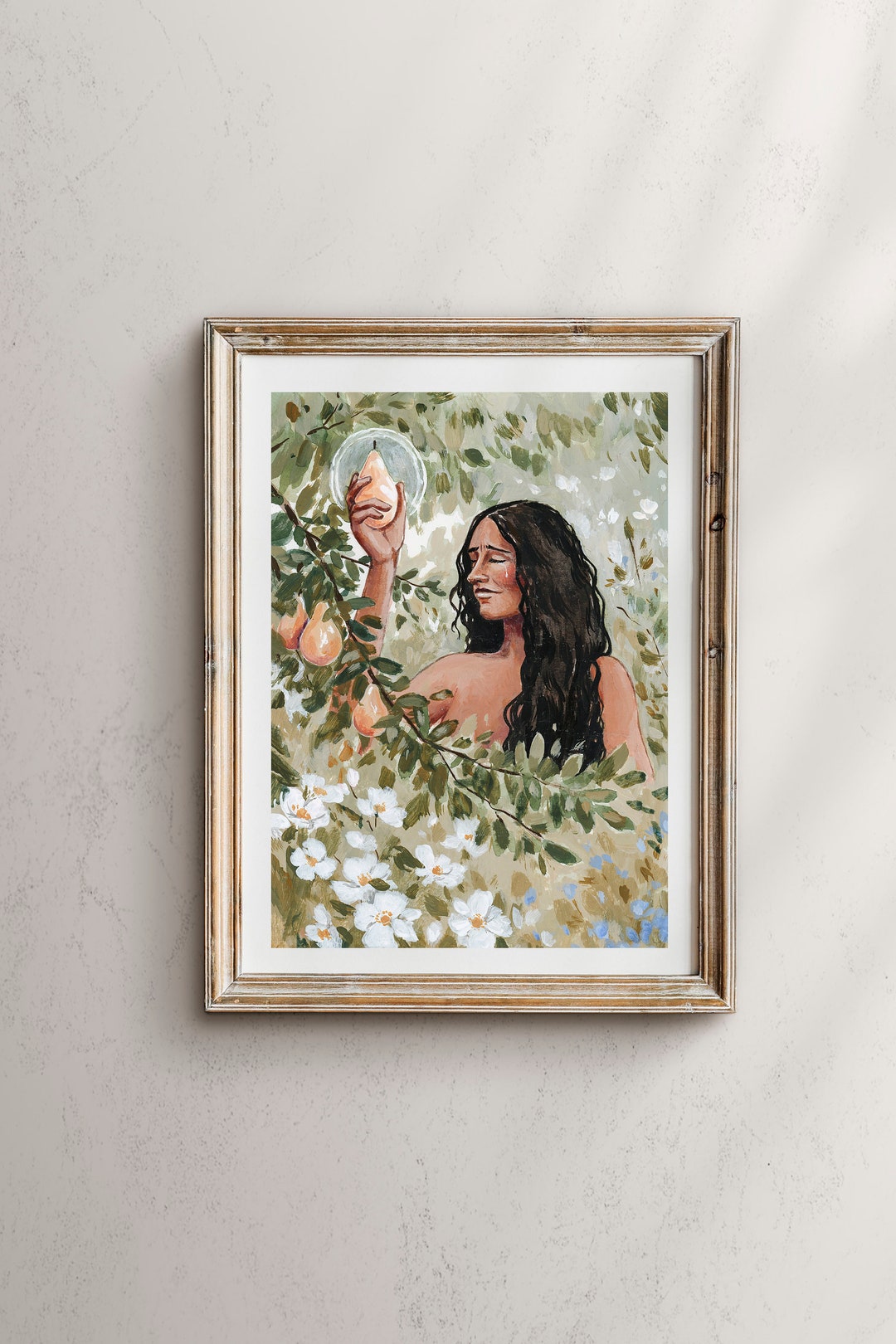 Mother Eve Art Print: Garden of Eden Painting - Etsy