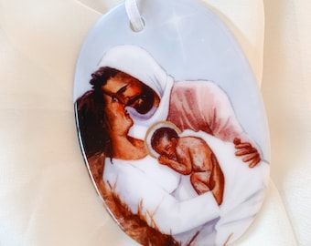 Holy Family Ornament: 'Deliverer' Nativity Art
