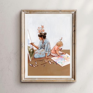 Inner Child Art Print: Self-Love Mental Health Artwork