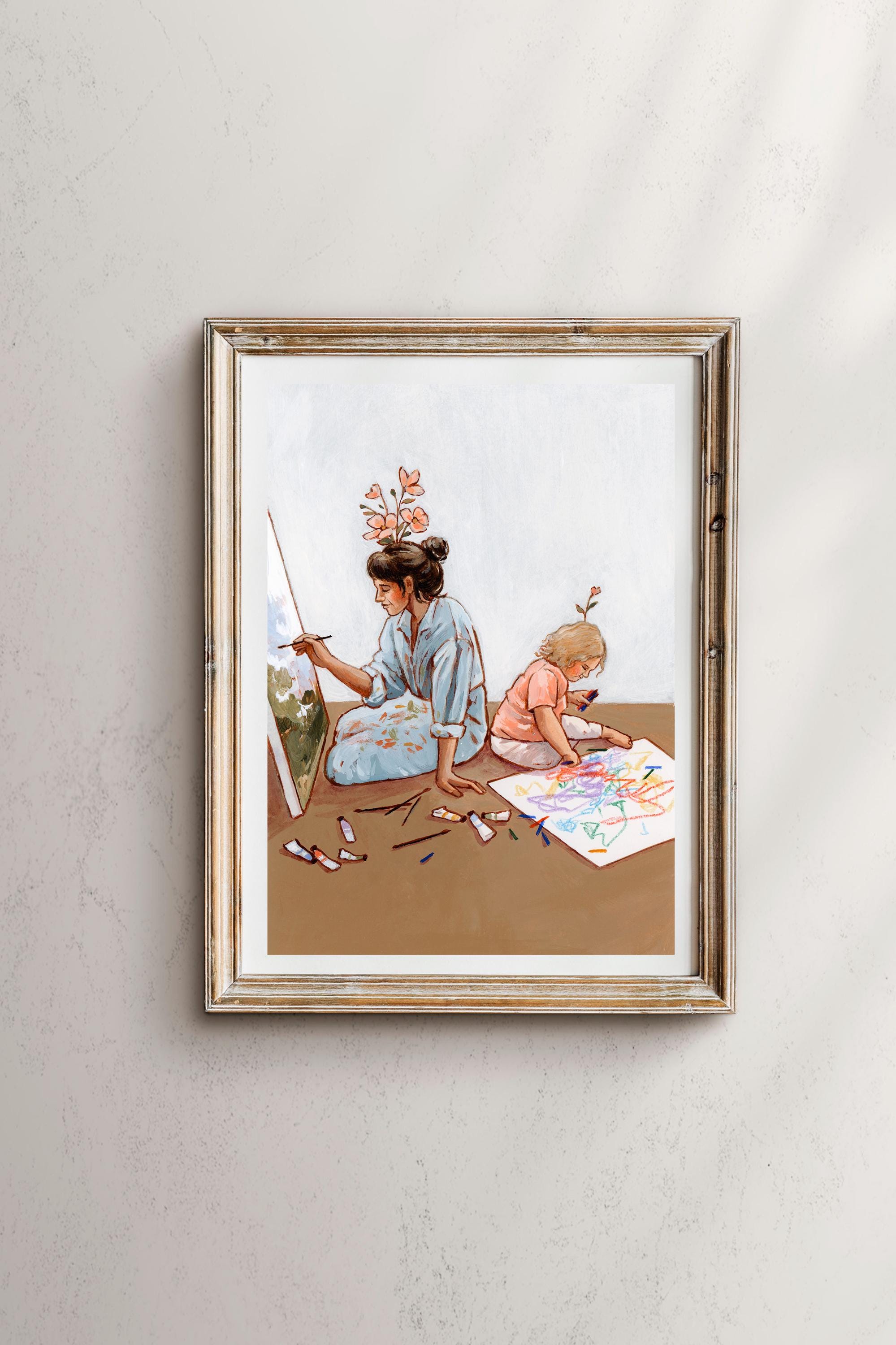 Inner Child Art Print: Self-love Mental Health Artwork - Etsy