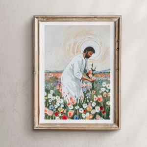 The Gardener print, Jesus Christ Art, Jesus Christ Artwork, Jesus Christ Art Print, Jesus Christ, Christian Art, religious print