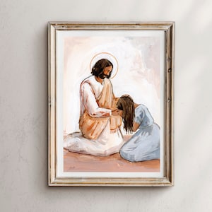 Surrender, I Surrender, Surrender to Jesus, Jesus Christ Art, Jesus Christ Artwork, Jesus Christ Art Print, Christian Art, religious print,