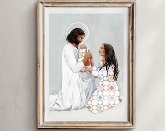 Voor bewaring: kunst kinderverlies, Jezus Christus-kunstwerk