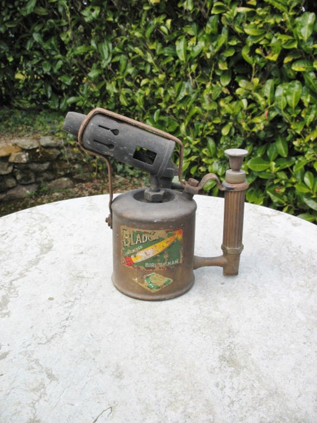 A Very Nice Vintage Brass Blow Torch / Blowlamp Stamped Bladon Made in ...