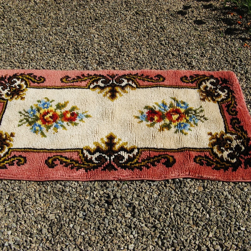 Hooked Wool Rug - Etsy