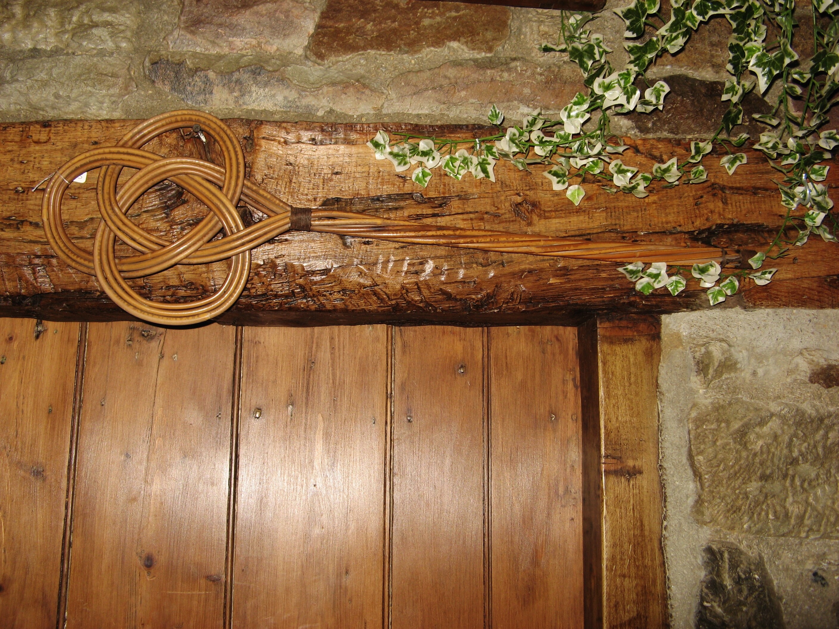 Antique Victorian Rattan/Reed/Wicker/Cane Carpet/Rug Beater ~ Circa 1920