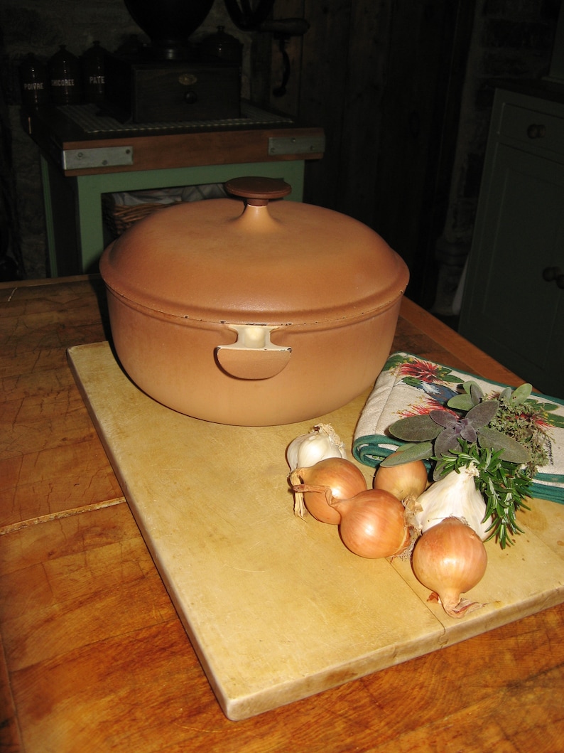  Vintage  French Le  Creuset Enzo Mari  La Mama Range Etsy