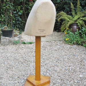 A Rare Vintage French Stockman Shoulder Display Mannequin On Adjustable Wooden Stand