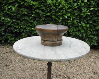 A Very Nice Vintage  French Wooden Hat Block / Former