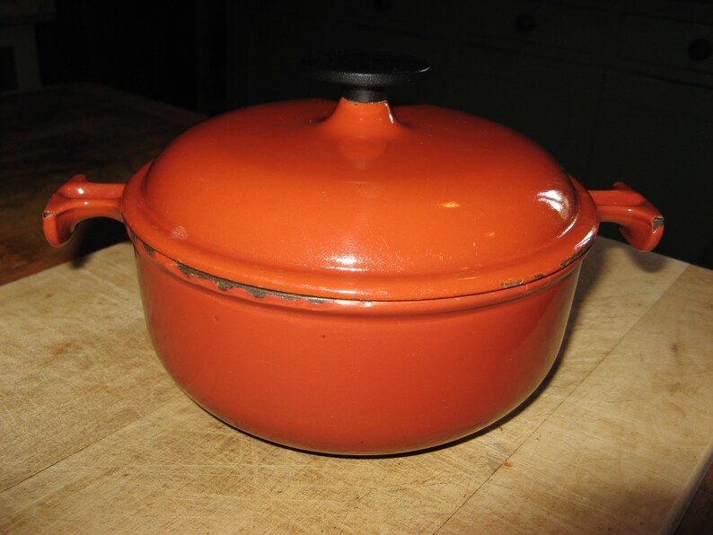  Vintage  French Le  Creuset Enzo Mari  La Mama Range Etsy