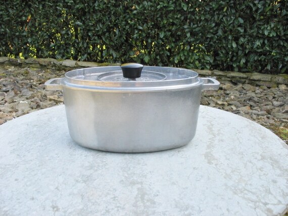 bekken Gezichtsvermogen baseren Een goede Franse ovale aluminium braadpan / stoofpot / - Etsy Nederland