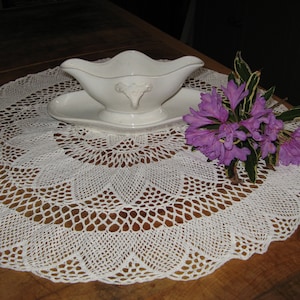 A Beautiful Antique French White Ironstone Sauce Boat / Gravy Boat With Attached Saucer  ~ 19th Century