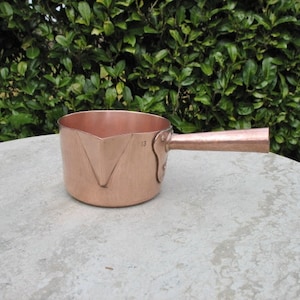 A Very Good  French  Hammered  Copper Sugar Pan / Syrup Pan
