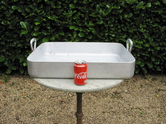 Un Très Bon Millésime Français Plat de Torréfaction en Aluminium Grande Qualité Professionnelle Par 