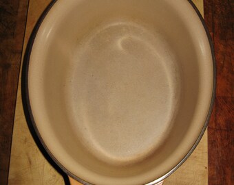 大型ヴィンテージ フランス製 Le Creuset Futura 29 cm オーバル鋳鉄
