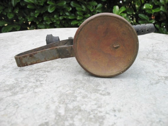 A Rare Small Vintage Brass 14 Pint Petrol Blow Torch Blowlamp Stamped Bladon Made in England