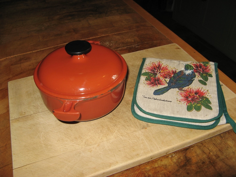  Vintage  French Le  Creuset Enzo Mari  La Mama Range Etsy