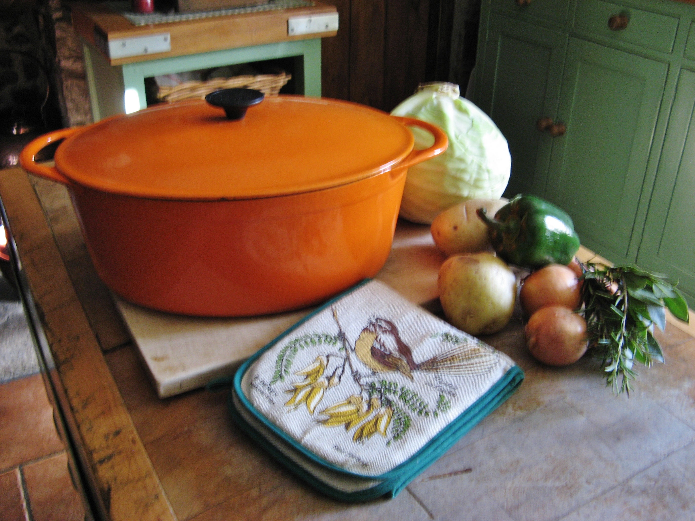 Cocotte En Fonte Cousances Doufeu Ovale 29cm Orange - Compatible Induction, Comme Le Creuset