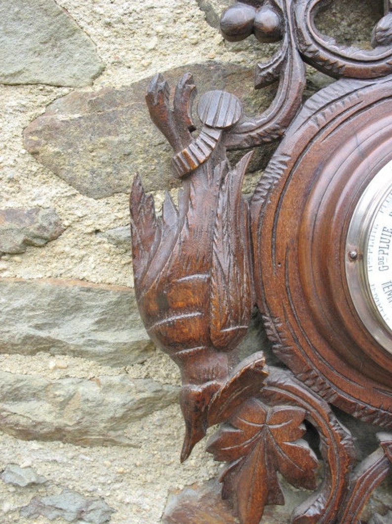 A Very Good Quality Vintage French Hand Carved Black Forest Style ...