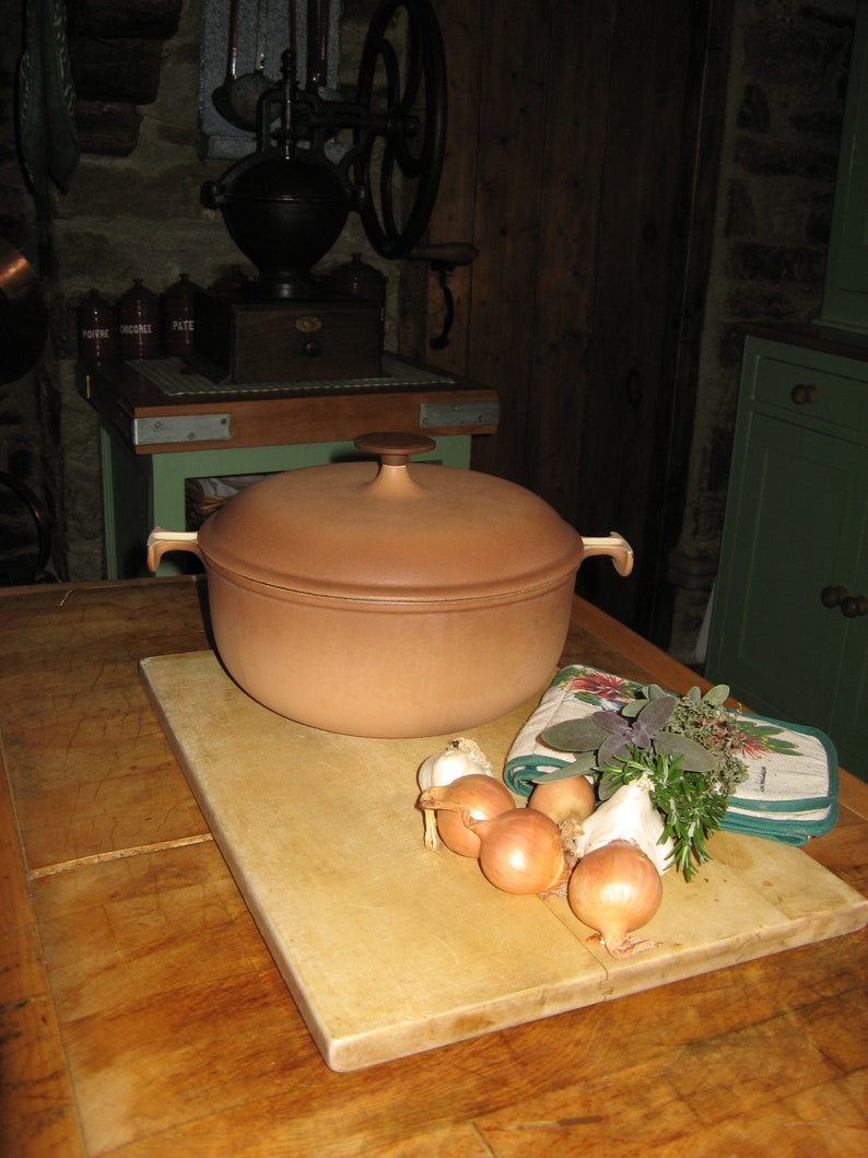  Vintage  French Le  Creuset Enzo Mari  La Mama Range Etsy