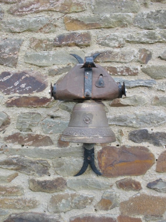 Clochette De Porte En Fonte, Lot 3, Antique Carillon Fort Et Clair