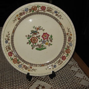 A Beautiful Large Vintage Villeroy Boch Mettlach Wall Plate/ Plaque/ Serving Plate ~ Nanking Pattern ~ 1950&#39;s