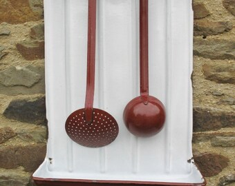 Porte Ustensiles ART DÉCO Ancien CARREAU FAÏENCE VILLEROY & Buellas 01310
