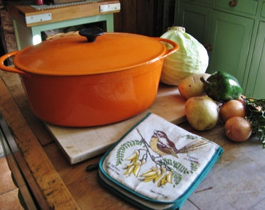 Casseruola Olandese In Ghisa 26x7 Cm Con Coperchio In Vetro, Rivestimento ILAG® New Classic, Adatta A Induzione