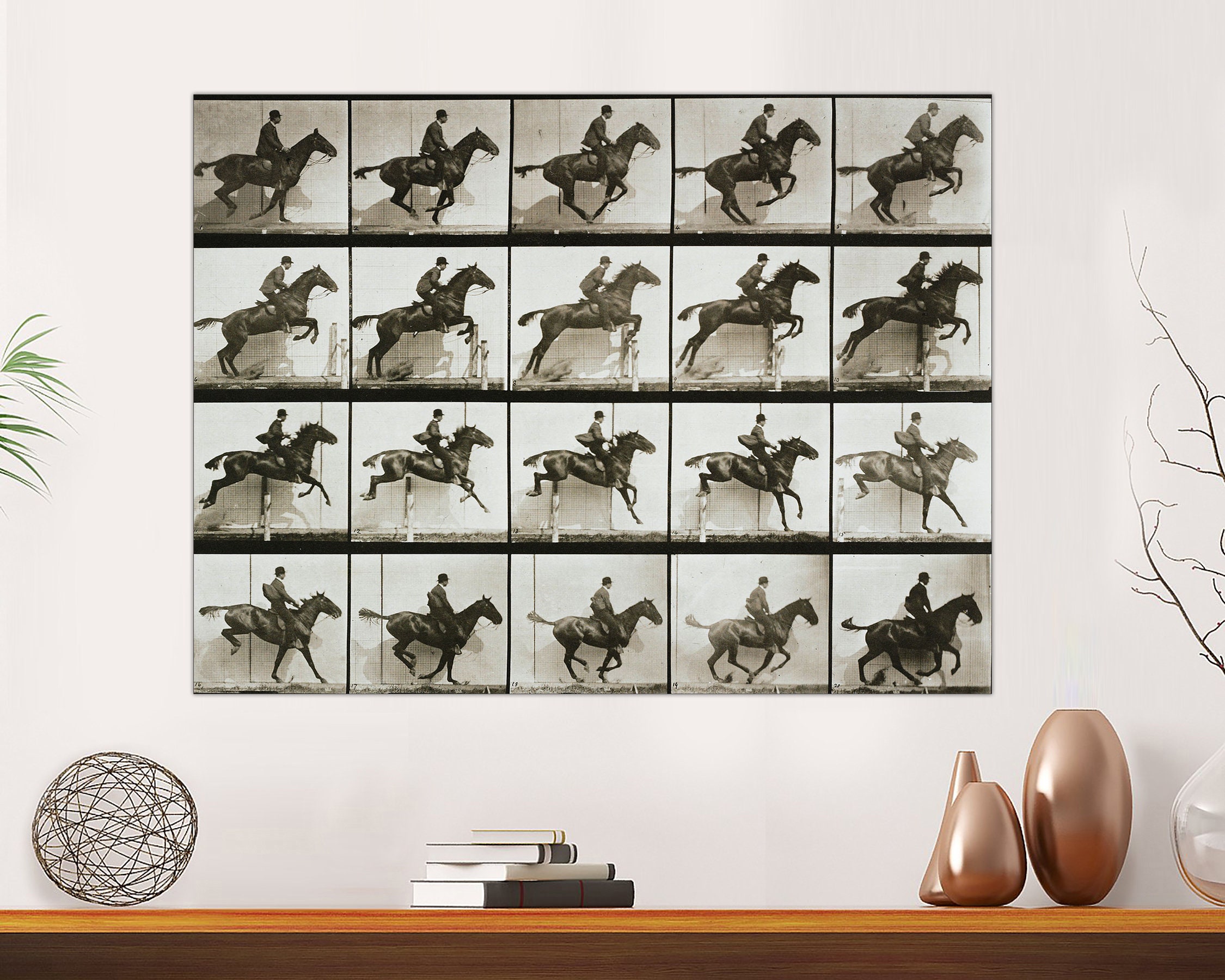 Eadweard Muybridge Motion Study Art, Horse Walking From Animal