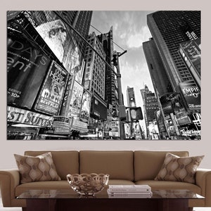 New York City, Times Square, Canvas print Ready to Hang, Broadway Theaters, Led signs,  New York City and the United States, Manhattan,