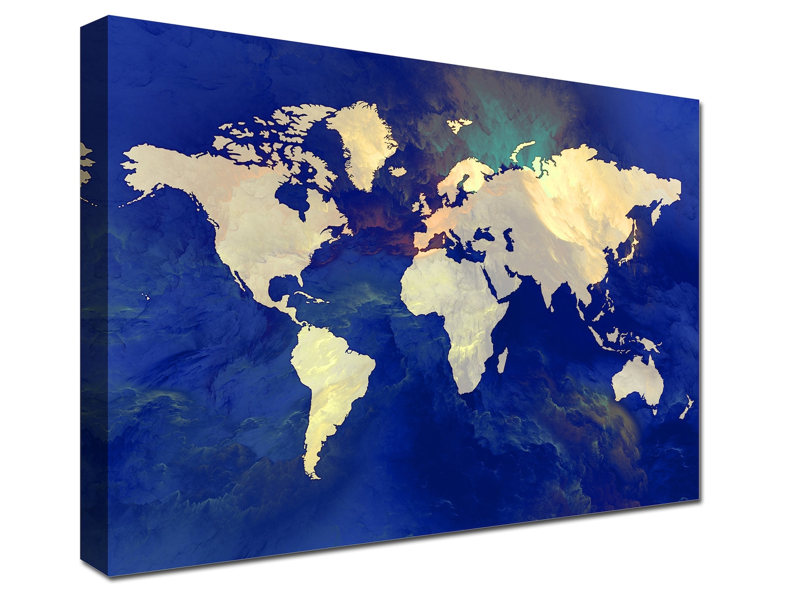 World Map Canvas Print World Map Canvas World Map Large Etsy