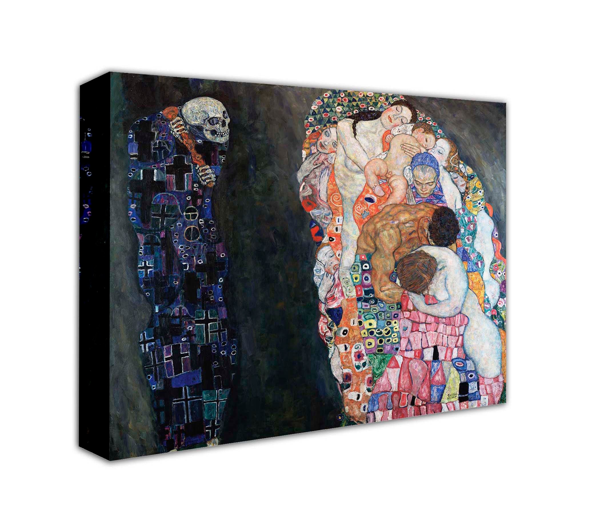 Gustav Klimt Death and Life Canvas Print, Framed Wall Art - Etsy
