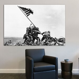 The Marine Corps War Memorial, Washington DC Wall Art, Canvas Print, Ready to hang, Home decor, interior design, Wall art, canvas art print