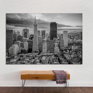Black and White, San Francisco Print, San Francisco Wall Art, San Francisco Poster, San Francisco Photo, San Francisco CANVAS Ready to Hang.