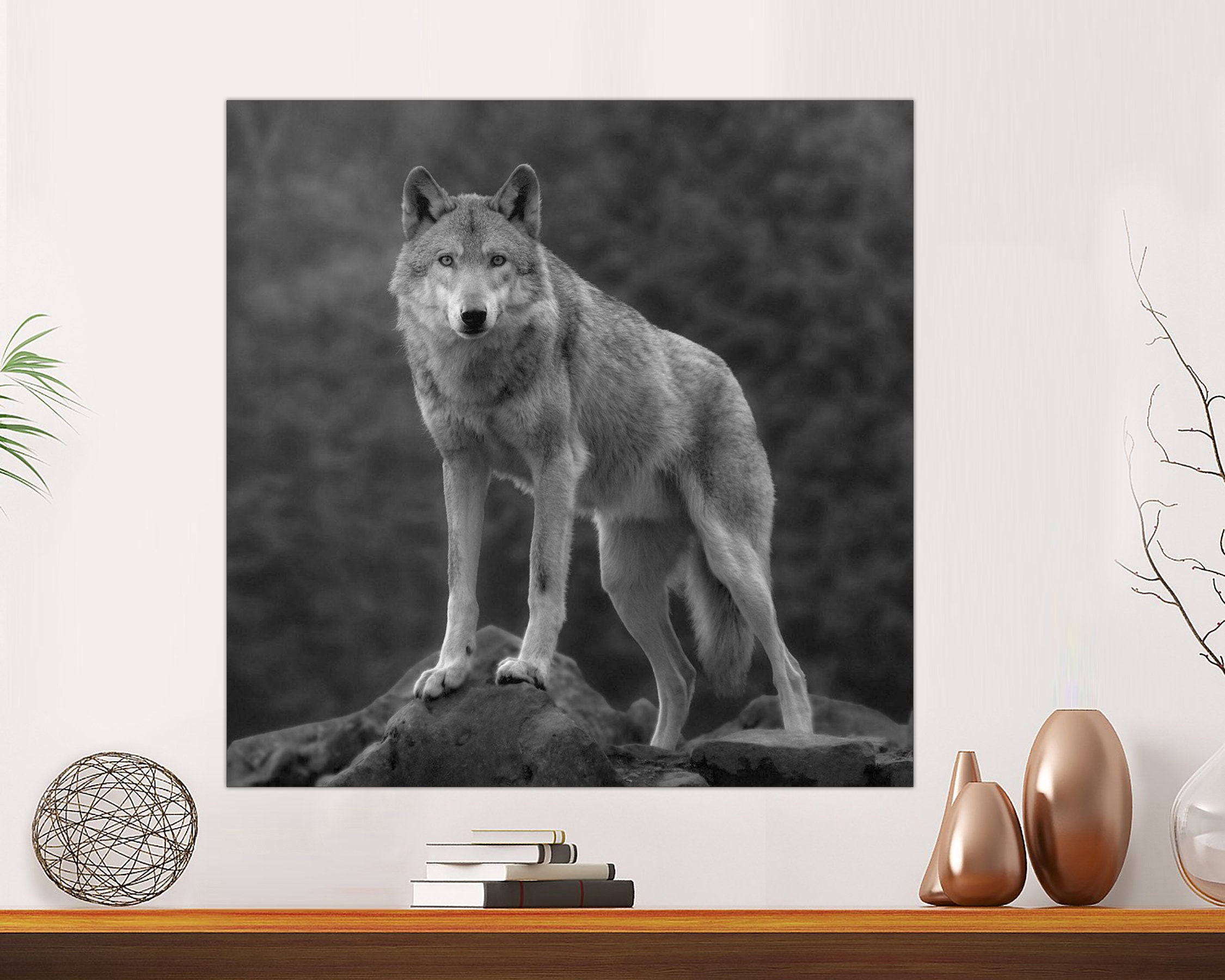Wolf cheap wall art