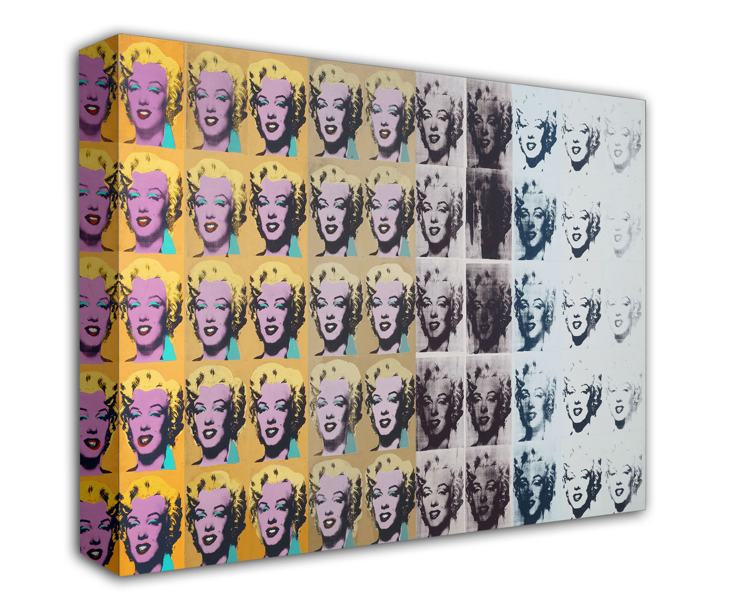 Marilyn Monroe Andy Warhol Pop Art Canvas Print, Ready to Hang - Etsy