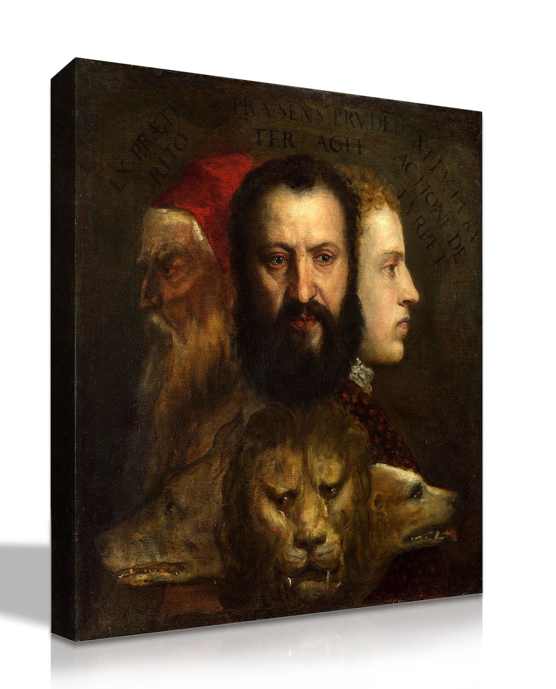 Titian Allegory of Prudence, Venetian Renaissance Canvas Print, Ready ...