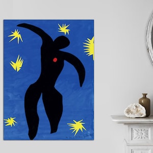 Henri Matisse - Icarus, Art Canvas Poster, Premium Quality Canvas, Canvas Print, Canvas Wall Art,Matisse Art Canvas,Wall Decor Ready to Hang