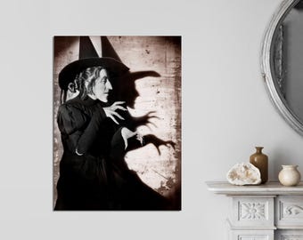 Wicked Witch of the West Canvas Print, Wizard of Oz Movie Art, Ready to Hang