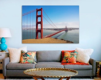 Canvas print of  Golden Gate Bridge, San Francisco wall art, USA. wall art, canvas print, home or office decor & interior