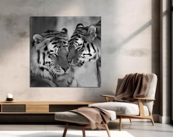 Majestic Tiger Canvas Print, Ready to Hang, Living Room Art