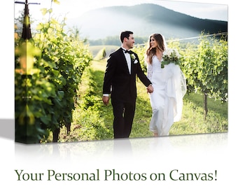 Personalized Photo Canvas Print, Gallery Wrapped, Custom Wall Art