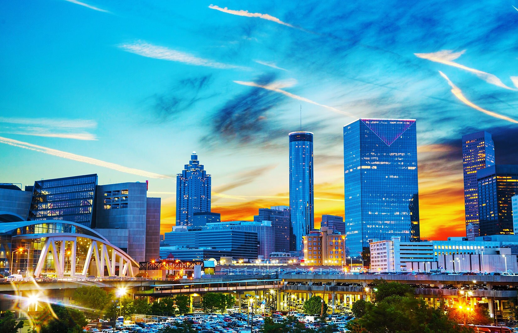 Atlanta Skyline Canvas Print, Georgia Cityscape Wall Art - Etsy