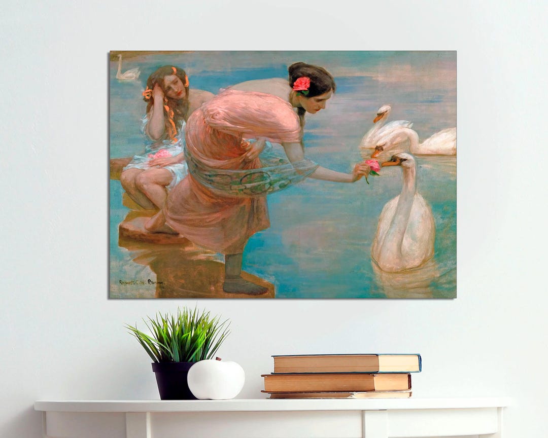 Rupert Bunny 'A Summer Morning' Giclee Canvas Art Print - Etsy