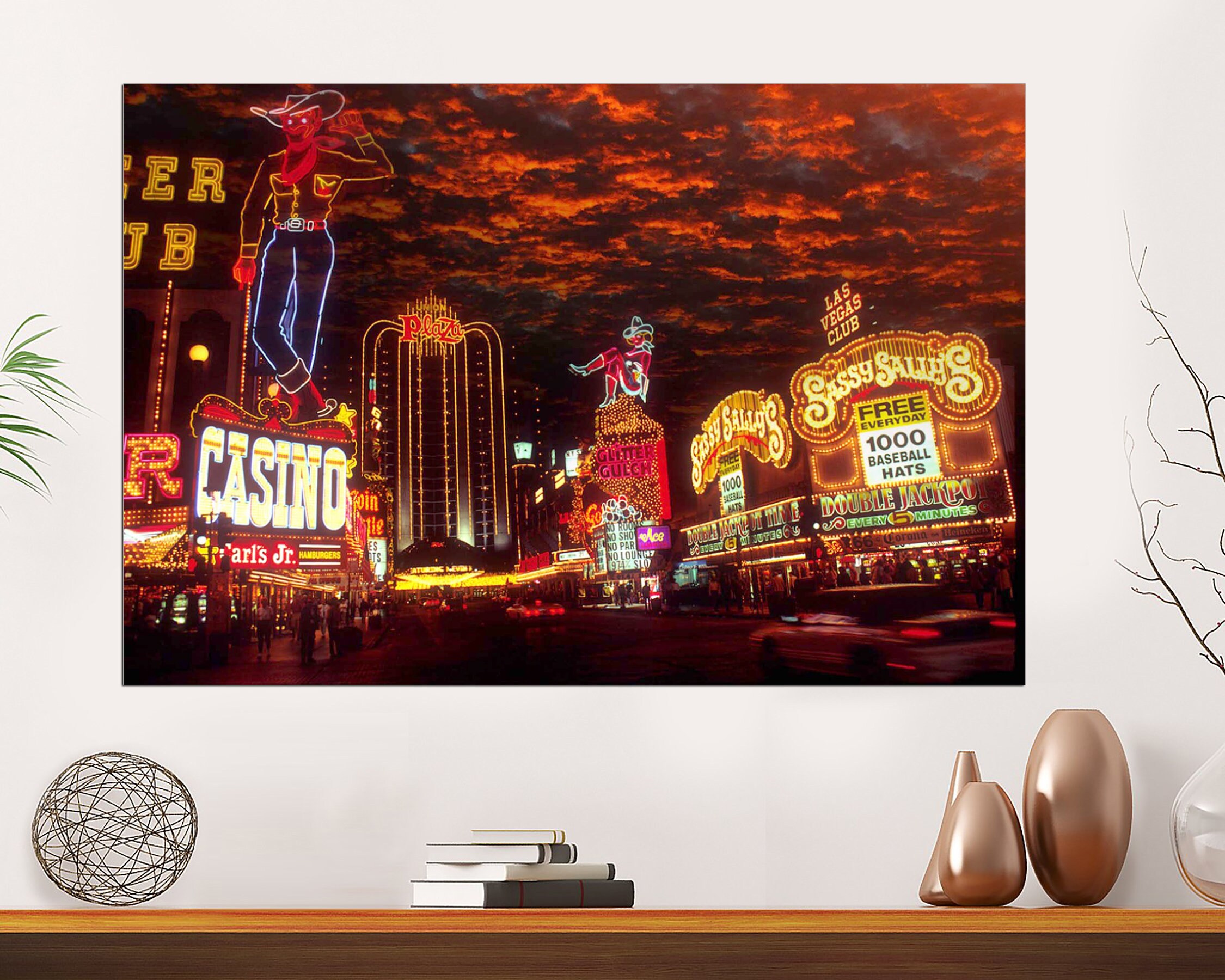 Las Vegas Trip Canvas Painting - 5 Panel Canvas Large Wall Art For Liv -  Ducicanvas