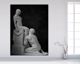 Stephan Sinding Adoration Art Print, Giclee Canvas, Ready to Hang